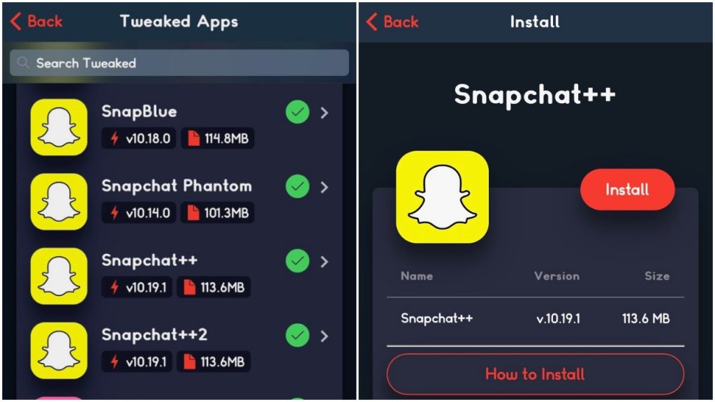 Download Snapchat++ For Ios (iphone & Ipad)