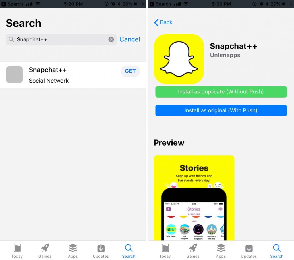 Download Snapchat++ For Ios (iphone & Ipad)