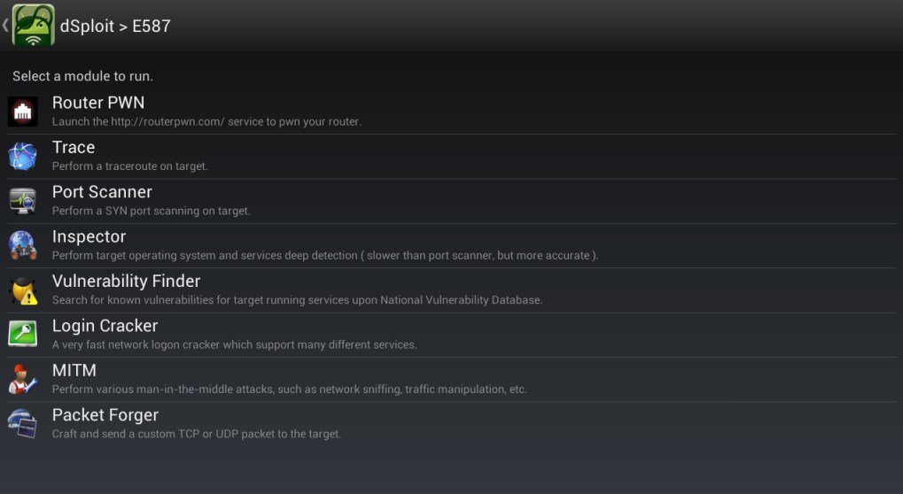 Wi Fi Hacker Apps Android Dsploit 3 - Top 10 Best Wi-Fi Hacker Apps for Android Wi-Fi-Hacker-Apps-Android-Dsploit-3