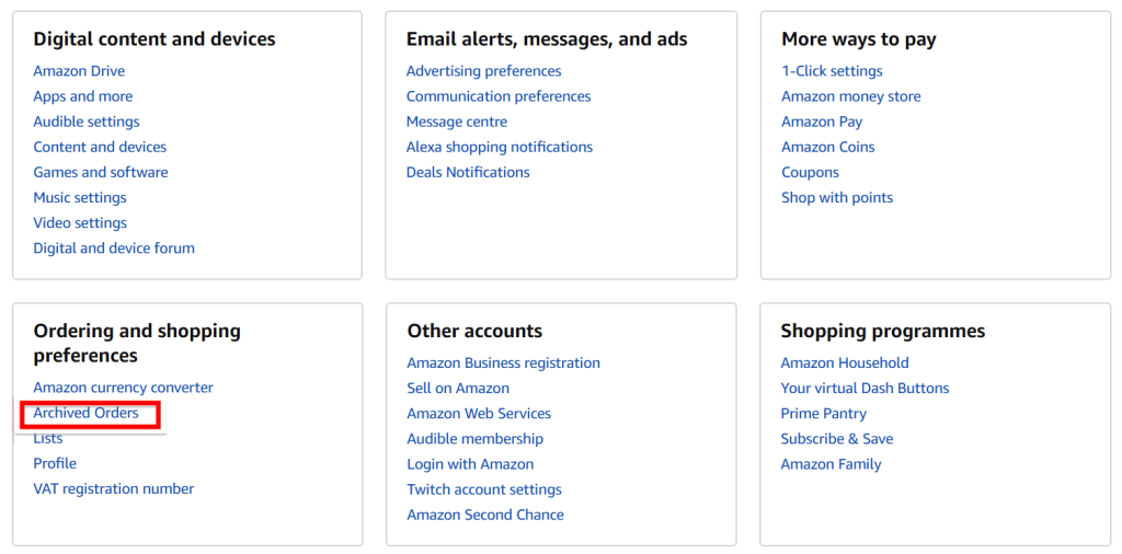 View-Archived-Orders-Amazon-11
