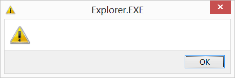 Fix Explorer.exe Error With Yellow Exclamation During Startup
