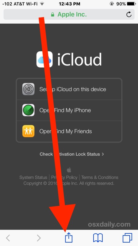 Guide To Login To Icloud.com From Iphone/ipad