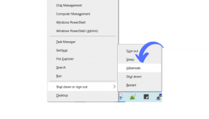 Bring Back Hibernate Option To The Win X Menu In Windows 10