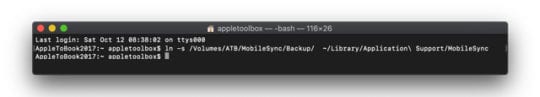 Guide To Back Up Iphone To An External Drive Using Terminal In Macos Mojave Guide To Back Up Iphone To An External Drive Using Terminal In Macos Mojave