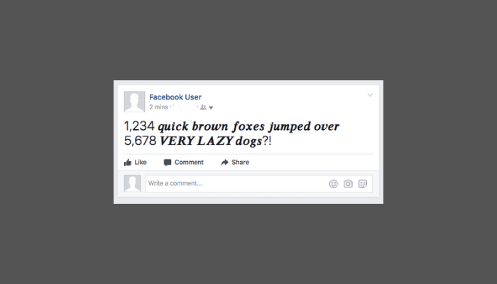 bold text on facebook - How To Bold text On Facebook (Italic, Cursive, Underlined) How To Bold Text On Facebook (italic, Cursive, Underlined )