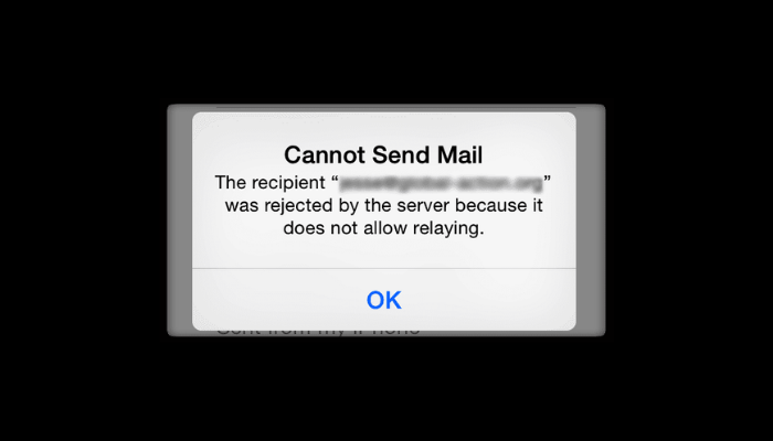 How To Fix Cannot Send Mail, Does Not Allow Relaying