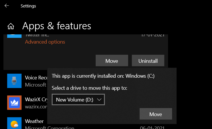 image 17 - Change Microsoft Store Install Location On Windows 10 Change Microsoft Store Install Location On Windows 10