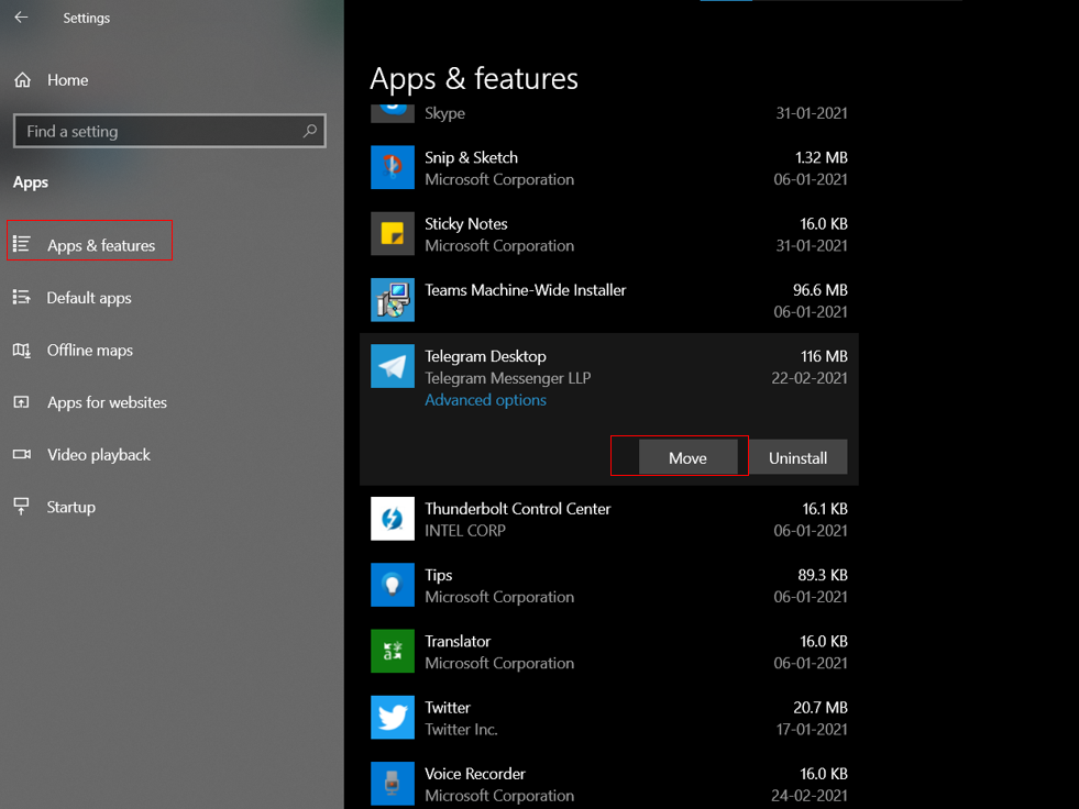 win2 - Change Microsoft Store Install Location On Windows 10 Change Microsoft Store Install Location On Windows 10