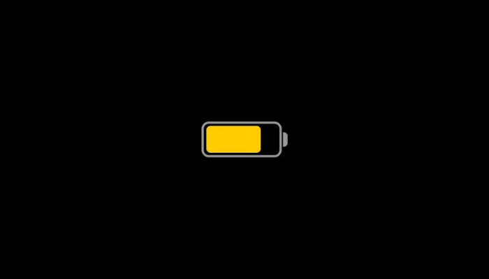 Iphone Battery Indicator Yellow