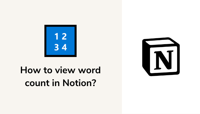 How To View Word Count In Notion