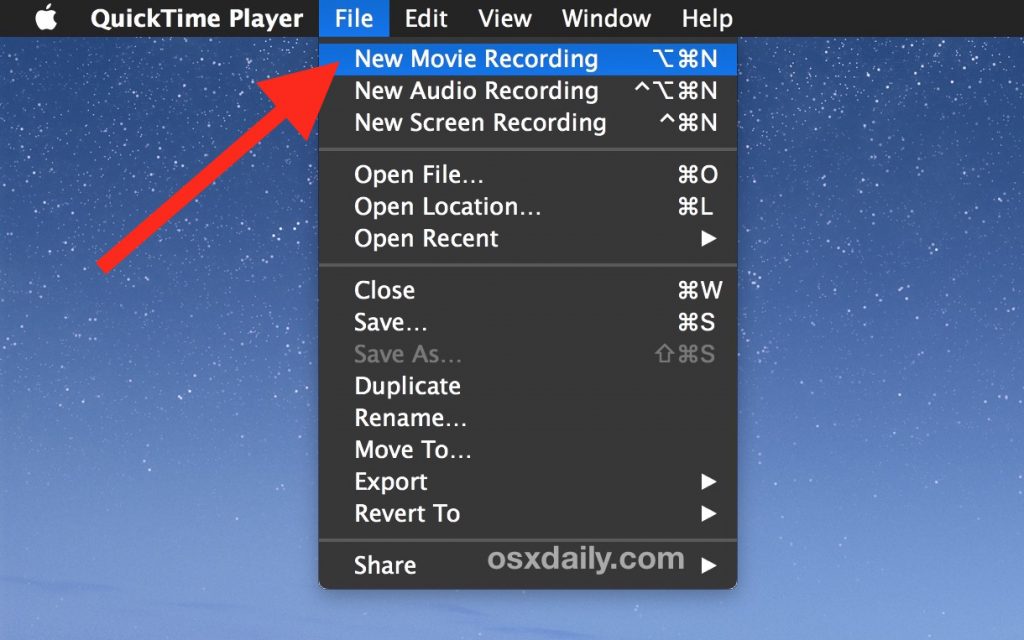 Guide To Record Video On Mac With Webcam Using Quicktime