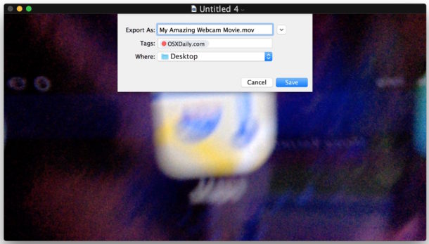 Guide To Record Video On Mac With Webcam Using Quicktime