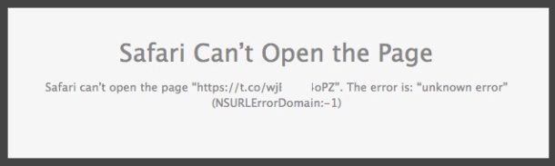 “safari Can’t Open The Page” How To Fix?