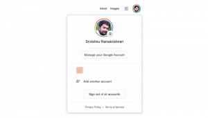 Change Default Google Account