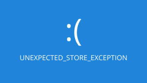 Unexpected Store Exception