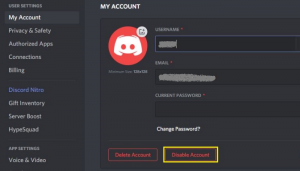 How To Delete A Discord Account
