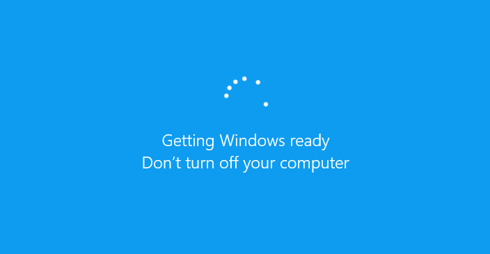 getting windows ready stuck 4 - Windows 10: Stuck on Getting Windows Ready (Fixed) Fix: “getting Windows Ready” Stuck Error