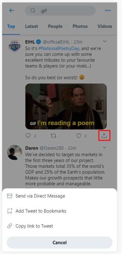How To Save A Gif From Twitter