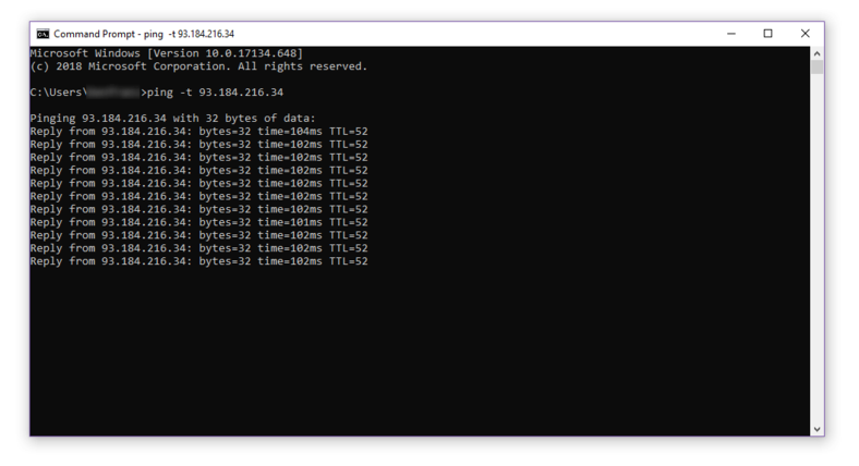 Continuous Ping Command 1 - How to Continuous Ping on Windows, macOS and Linux Continuous Ping Command