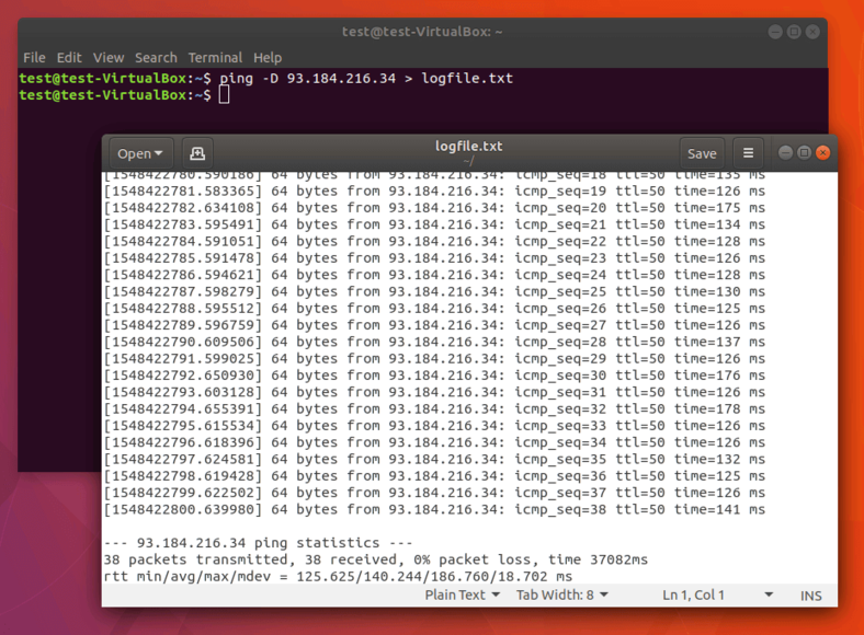 Continuous Ping Command