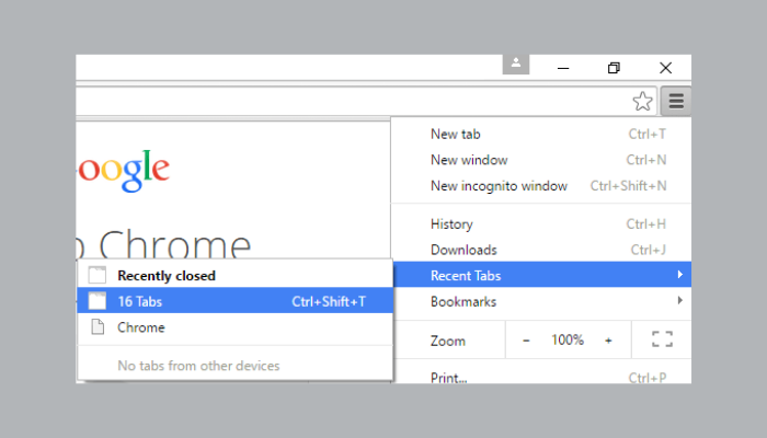 How To Restore Closed Tabs In Chrome