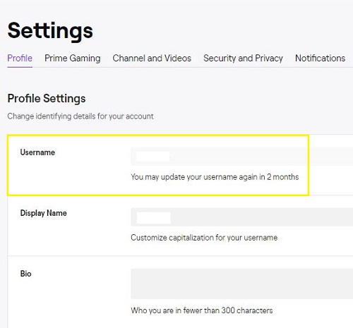 How To Change Your Username On Twitch
