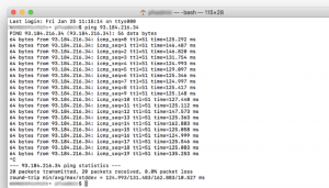 Continuous Ping Command On Windows, Macos And Linux
