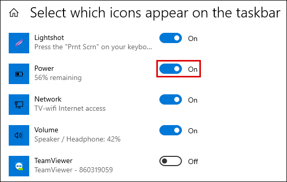 Windows 10: How To Show Battery Percentage