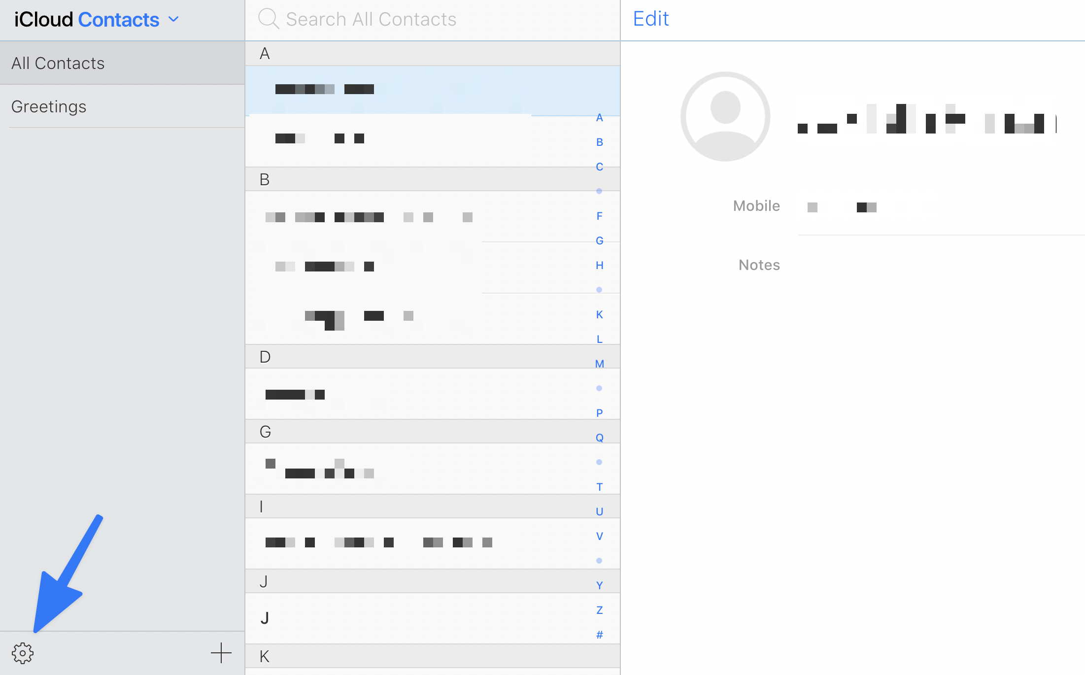 Export iCloud Contacts 2