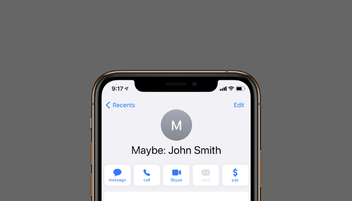 Maybe Caller ID Suggestion iPhone - "Maybe" caller id suggestion in iPhone call log and contact (Fix) Maybe Caller ID Suggestion iPhone