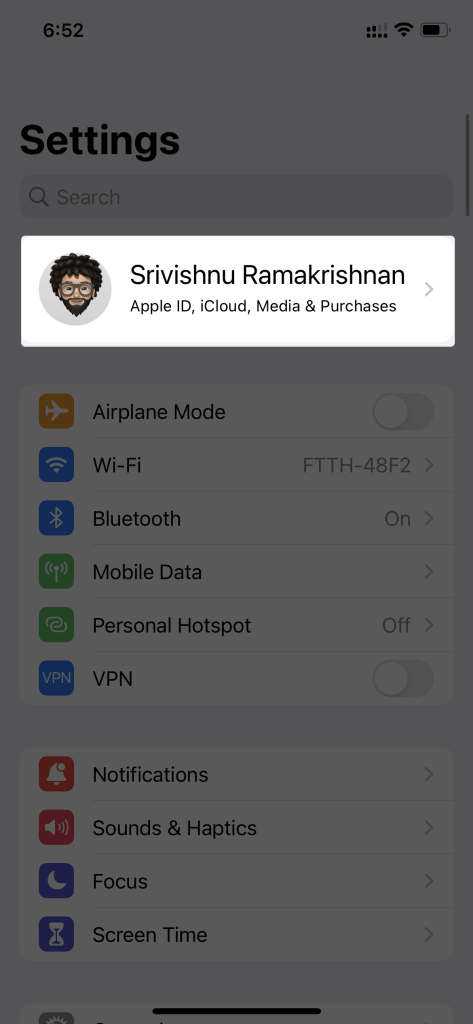 Move iPhone Contacts GMail 1