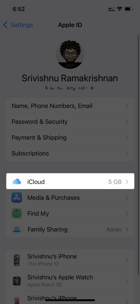 Move iPhone Contacts GMail 2