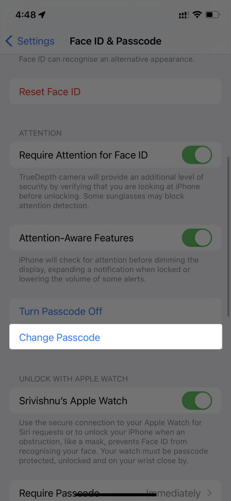 Must Change iPhone Unlock Passcode 4 - iPhone: Change passcode within 60 minutes (Fix) Must Change iPhone Unlock Passcode 4
