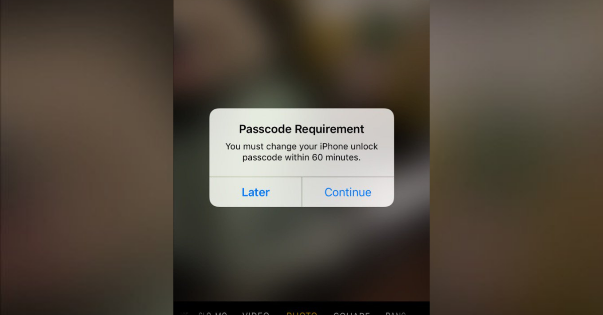 Must Change iPhone Unlock Passcode - iPhone: Change passcode within 60 minutes (Fix) Must Change iPhone Unlock Passcode