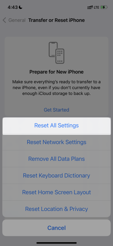 Reset All Settings iPhone 4 - iPhone App Store Get button does nothing (app not downloading) Reset All Settings iPhone 4