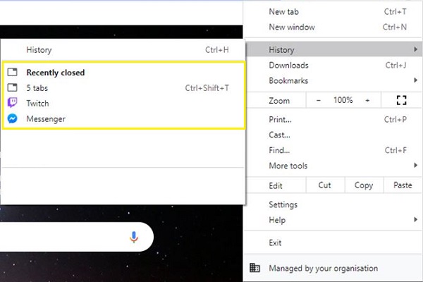 How To Restore Closed Tabs In Chrome?