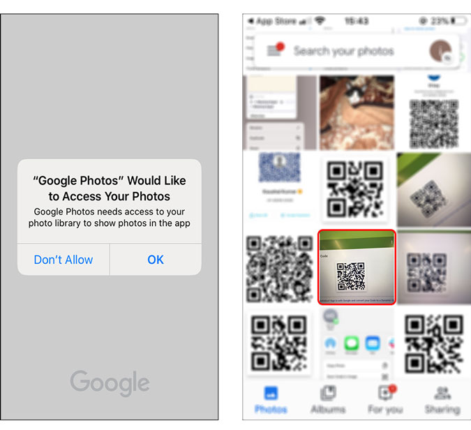 Scan QR Code from an image stored on iPhone 1 - How to Scan QR Code from an image stored on iPhone How To Scan Qr Code From An Image Stored On Iphone
