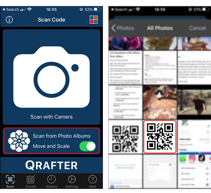Scan QR Code from an image stored on iPhone 2 - How to Scan QR Code from an image stored on iPhone How To Scan Qr Code From An Image Stored On Iphone