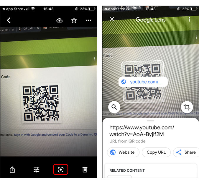 Scan QR Code from an image stored on iPhone 3 - How to Scan QR Code from an image stored on iPhone How To Scan Qr Code From An Image Stored On Iphone