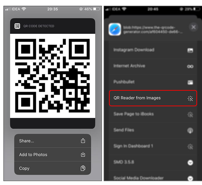 Scan QR Code from an image stored on iPhone 4 - How to Scan QR Code from an image stored on iPhone How To Scan Qr Code From An Image Stored On Iphone