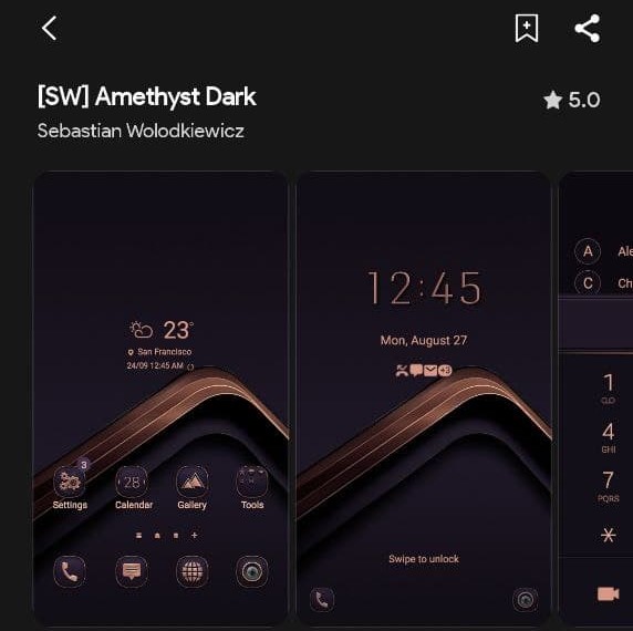 Top 30 Best Dark Themes For Samsung One UI 2.0 Devices7 - Top 30 Best Dark Themes For Samsung One UI 2.0 Devices Top 30 Best Dark Themes For Samsung One Ui 2.0 Devices