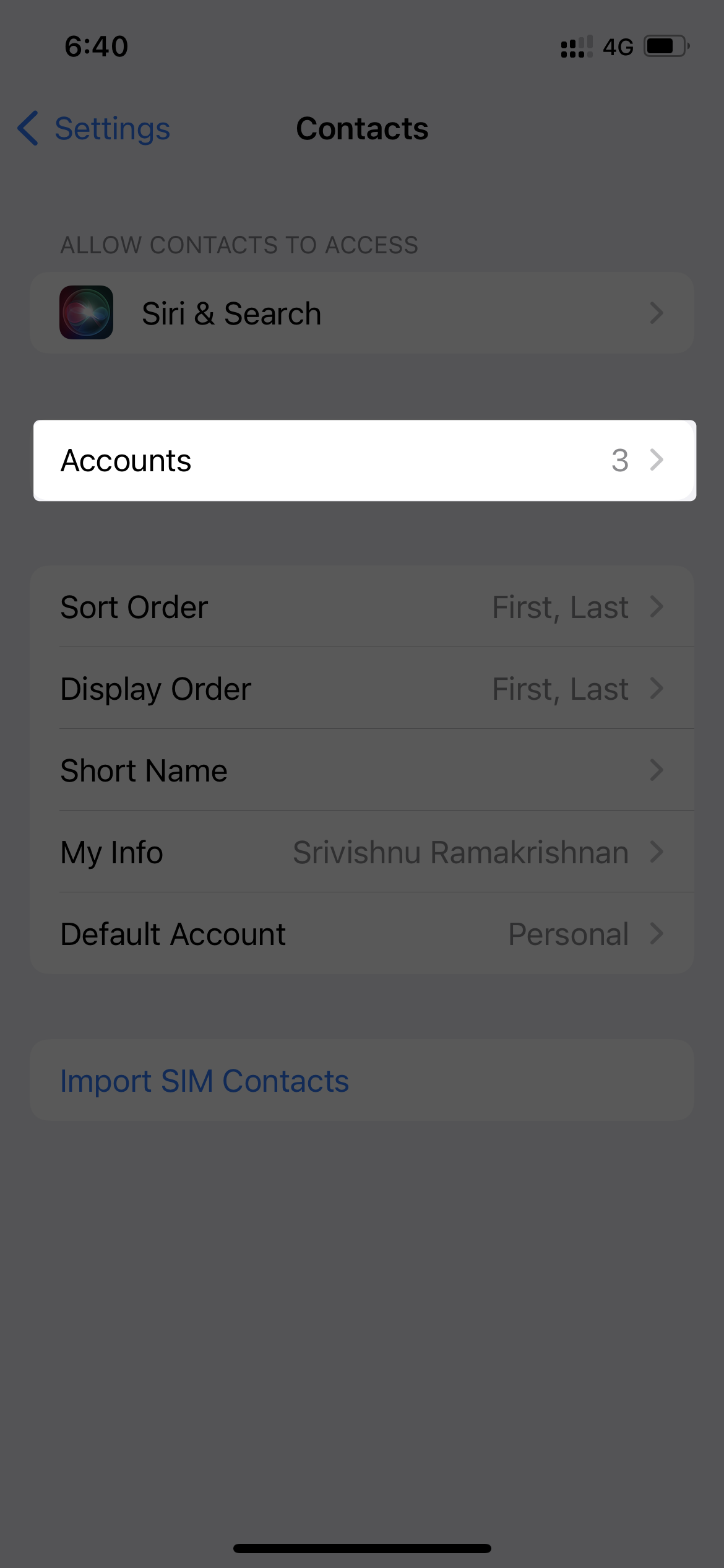 Transfer iPhone Contacts GMail 2