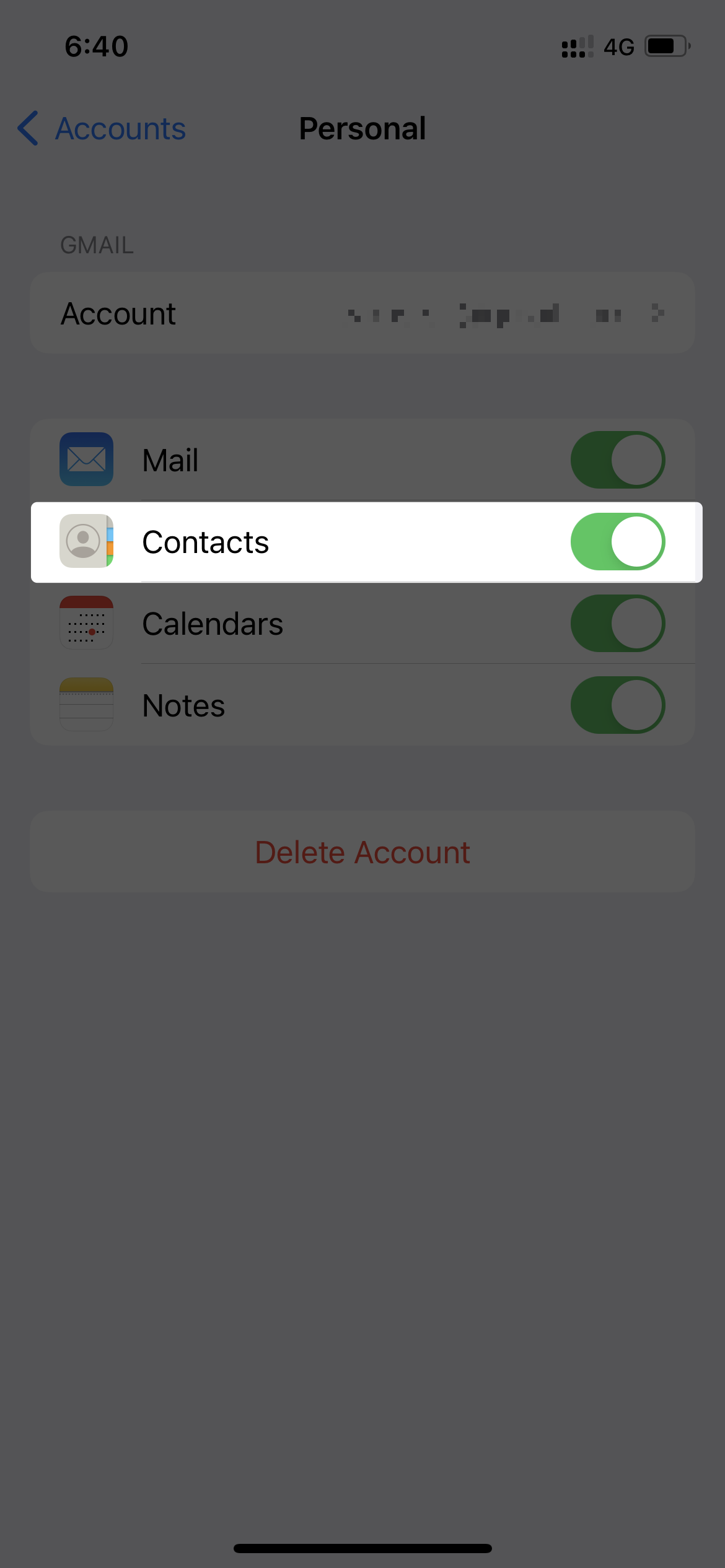 Transfer iPhone Contacts GMail 5