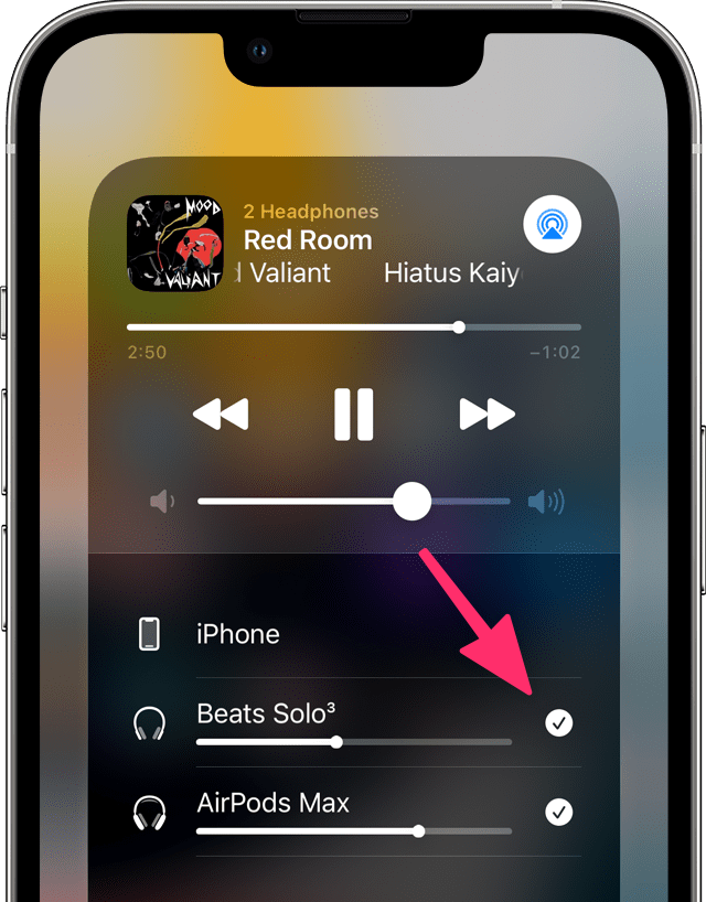 iPhone Connect Multiple Wireless Headphones 3