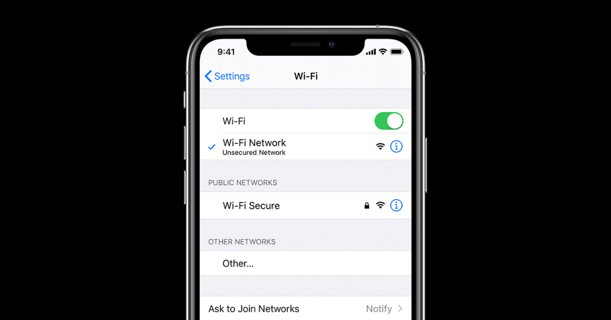 view saved wifi password iphone