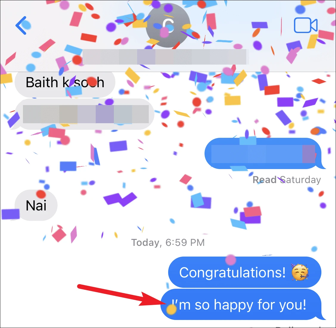 How to Send Confetti in iMessage All Things How4