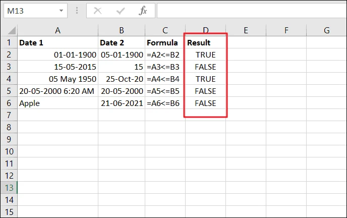How to Use Less Than or Equal to Operator in Excel All9 - How to Use Less Than or Equal to Operator in Excel? How to Use Less Than or Equal to Operator in Excel All9