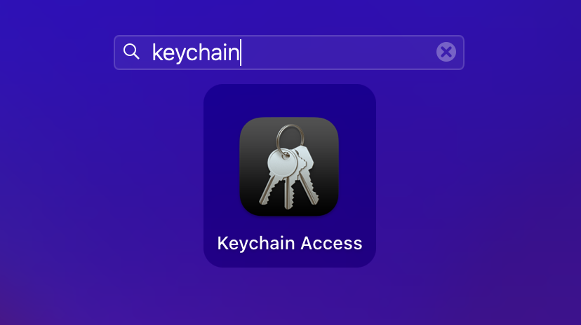 Keychain Access Mac