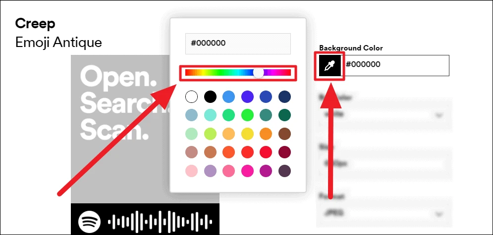 How To Find Make and Scan a Spotify Code18