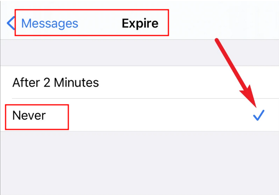 iMessage Voice Message Keep